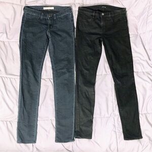 Lot of 2 Womens J Brand Jeans 28 Fearless & 24 Olympia-both fit like 27!
